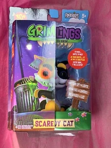 Fingerlings Grimlings Halloween Interactive Pet Eyes Glow WowWee ~ Scaredy Cat - Picture 1 of 2