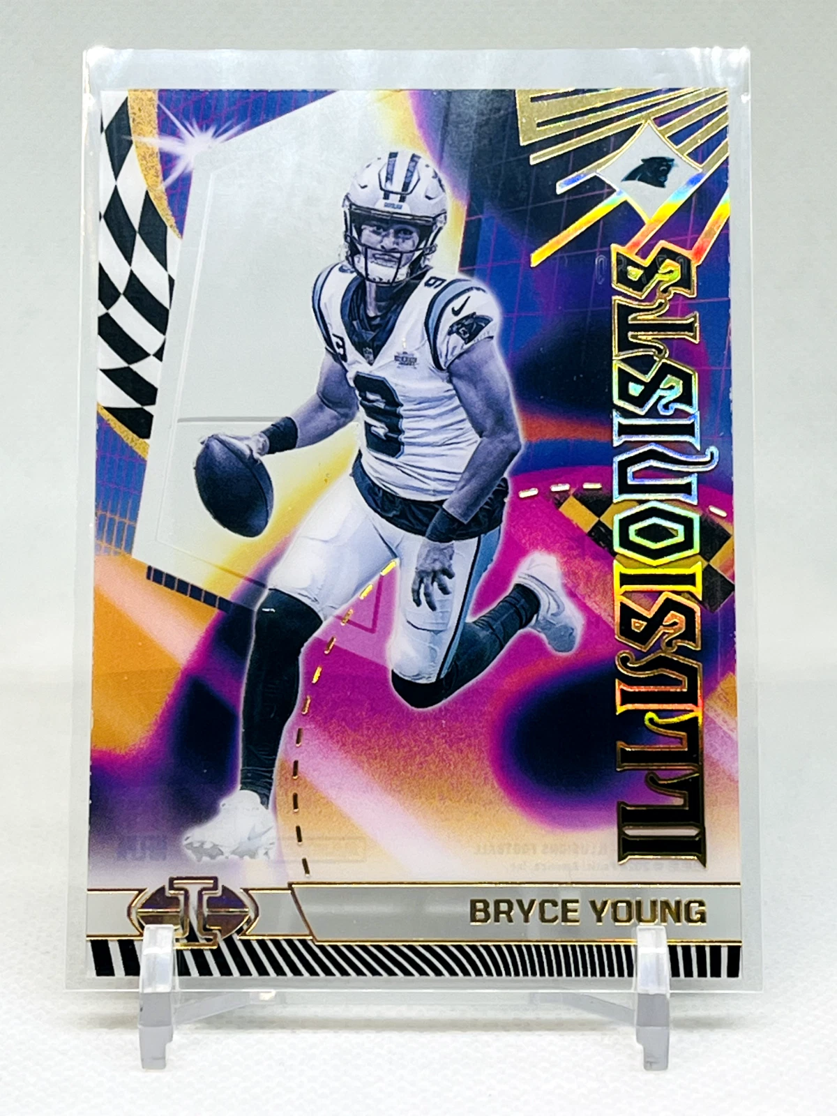 2023 Panini NFL Illusions #12 Bryce Young Illusionists Black RC /50 PANTHERS EL1