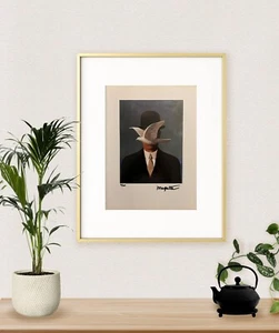 René Magritte, Original signed lithograph, coa and appraisal for $3,500 usd'.! - Picture 1 of 12