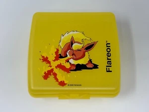 De colección 2000 Pokémon Flareon Amarillo Tupperware Sandwich Plástico Guardián - Bonito - Imagen 1 de 10
