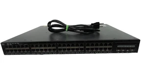 Cisco WS-C3650-48PD-L 48 port POE switch. - Picture 1 of 4