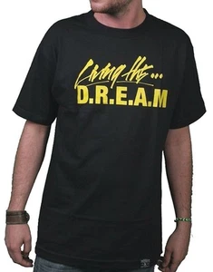 Dissizit! Living The D.R.E.A.M. Debt Rules Everything Money Black Yellow T-Shirt - Picture 1 of 2
