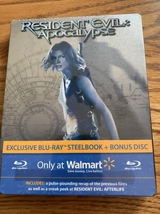 Resident Evil Apocalypse (Blu-ray, 2010) NEW Wal-Mart Steelbook - Imagen 1 de 4