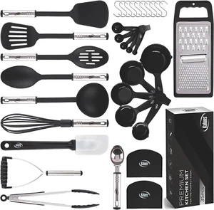 Kitchen Utensils Set 35 PCS Cooking Utensils Set, Nonstick &Heat Resistant Nylon - Picture 1 of 12