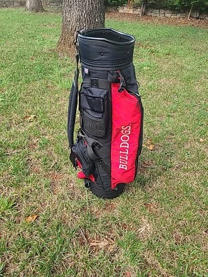 DaTrek Georgia Bulldogs Golf Cart Bag With Cover Six-Way Used  - Image 1 of 4