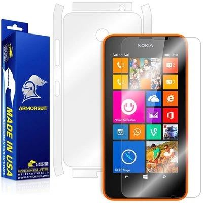ArmorSuit MilitaryShield Nokia Lumia 630 / 635 Screen Protector + Full Body Skin - Image 1 of 4