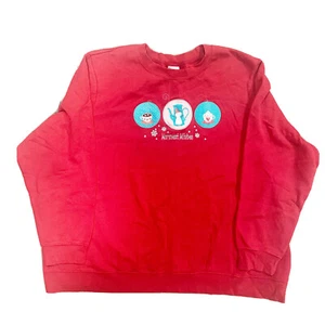 Holiday Editions Women’s Warmest Wishes Red Christmas Sweater Sweatshirt 3X - Picture 1 of 9
