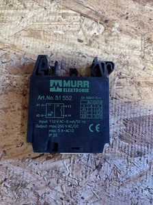 Murr Elektronik 51552 Output Relay Module 110VAC - Picture 1 of 3