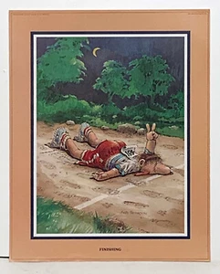 Acabado, póster de Gary Patterson, impresión de reproducción 1980 - Imagen 1 de 1