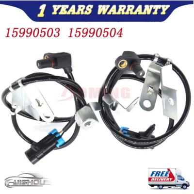 Sensor de velocidad de rueda ABS delantero izquierdo y derecho para Chevrolet Silverado 1500 2500 HD Foto 1 de 4