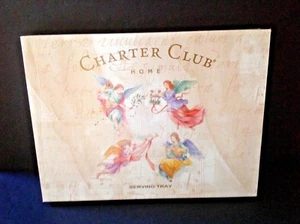 NIB 2002 Charter Club Home Macy’s Decorative Angel (16’’x 12’’) Serving Tray - Picture 1 of 8