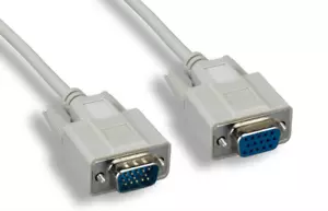 6FT Monitor Extension Cable VGA HD15 Male to Female - Picture 1 of 1
