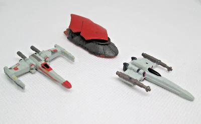 1990's Micro Machines Star Wars Battle Damaged Red and Blue Squadron X-Wings #19 - Image 1 of 2