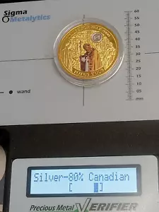 Silver 80% 2014 ONE CROWN TDC JUBILEE FOR YEAR 2000 COIN TP-6236 - Picture 1 of 4