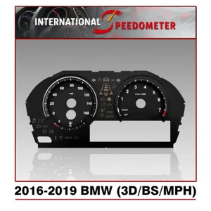 Speedometer Faceplate Fits a 2016-2019 BMW (3D/BS/MPH) - Picture 1 of 3