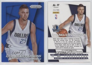 2014-15 Panini Prizm Blue Prizms /99 Chandler Parsons #99