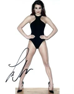 Lea Michele signed 8x10 photo picture autographed good looking plus COA - Picture 1 of 1