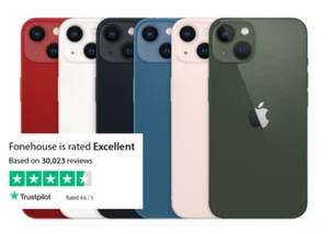 Apple iPhone 13 128GB 256GB 512GB Unlocked Refurbished Very Good Condition - Picture 1 of 14
