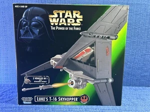 Star Wars: Power Of The Force Luke’s T-16 Skyhopper Rebel Alliance Kenner 1996 - Picture 1 of 15