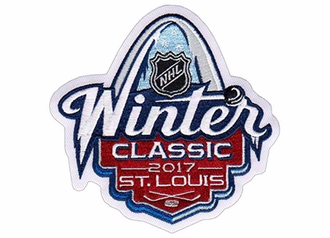 2017 NHL Winter Classic Jersey Patch St. Louis Blues Chicago Blackhawks Cover