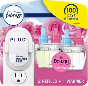 Febreze Air Freshener Plug In, Wall Diffuser, Plug in Air Fresheners for Home, D - Picture 1 of 8