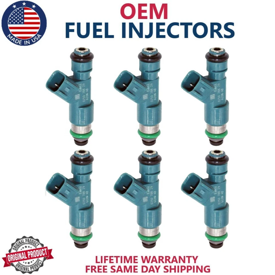 6x Fuel Injectors Fit 2007-2010 Volvo XC60 S80 S60 XC90 XC70 Land Rover 30777501 - Image 1 of 4