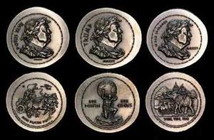 2025 TRUMP ANTICA SERIE 2 OZ X TRE PEZZI SET 999 ARGENTO FINE PATINA ANTICA - Foto 1 di 7