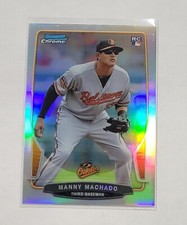 2013 Bowman Chrome Refractor MANNY MACHADO RC Rookie #205