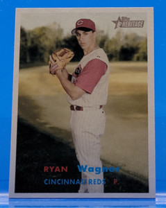 Ryan Scott Wagner, P - Topps - Heritage - Reds, 2006 - #196