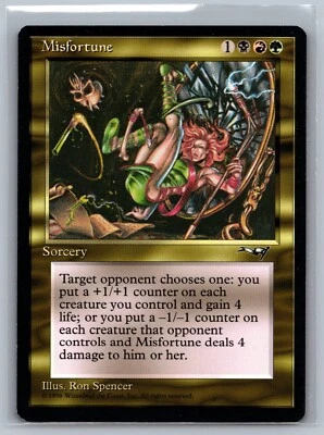 Magic The Gathering Alliances Misfortune MTG TCG CCG - Image 1 of 2