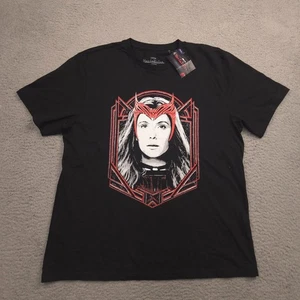 Marvel WandaVision Scarlet Witch Men’s T-Shirt XL Black Disney Marvel Studios - Picture 1 of 10