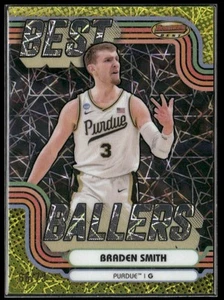 2024-25 Bowman's Best University #BB-9 Braden Smith Best Ballers Yellow Lazer - Imagen 1 de 2