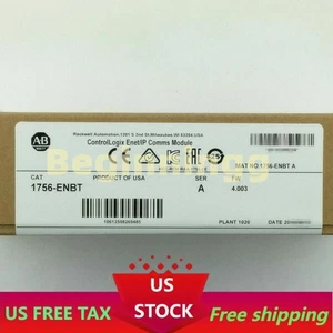 NEW Allen-Bradley 1756-ENBT EtherNet/IP ControlLogix Module 1756ENBT US Free Tax - Picture 1 of 1