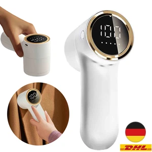 Elektrischer Fusselrasierer Akku USB Flusenentferner Kleidung Polster ` - Bild 1 von 13