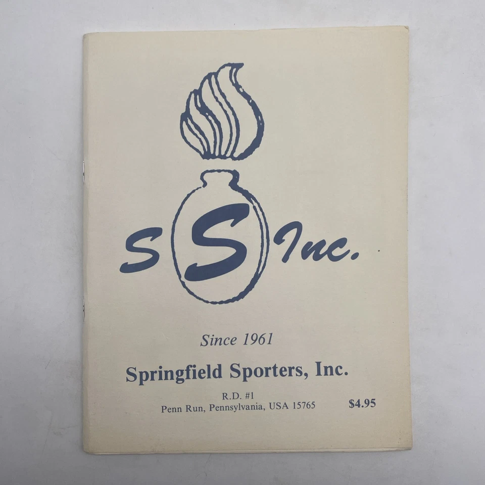 Vintage Springfield Sporters Firearms Catalog Paperback - Image 1 of 4