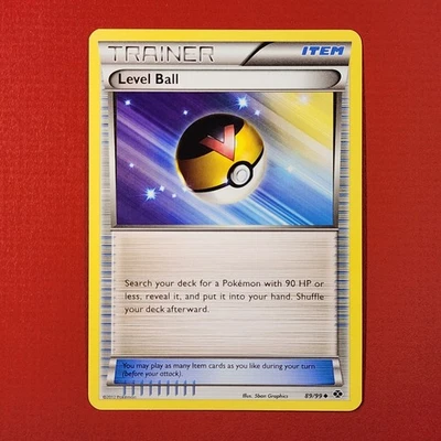 5-08-13 PWE pokemon unplayed 2012 next destinies 89/99 level ball trainer . (B) - Image 1 of 2