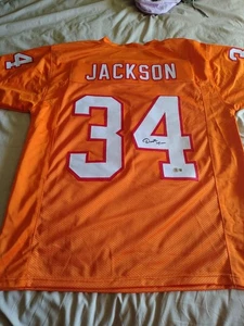 Von Dexter Jackson signiertes individuelles Fußballtrikot Tampa Bay orange - Beckett - Bild 1 von 15