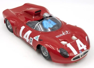 Carro de autorama Russkit alfa romeo 33 Periscopic Fleron #14 escala 1:24 Repro Body - Imagem 1 de 4