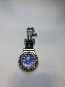 Vintage Route 66 Carabiner Pocket Watch Men 43mm Silver Tone Compass NeedBattery - Picture 1 of 2
