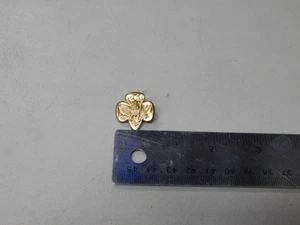 Rare Vintage Girl Scout  Tenderfoot Trefoil 3-star lapel pin 1920-1924 - Picture 1 of 5