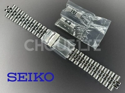 Brazalete Jubilee de acero inoxidable de 20 mm OEM Seiko para SKX013 / 7S26-0030 con PINES Foto 1 de 4
