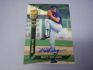 1994 Signature Rookies Draft Picks Signatures Matt Wagner #64 Auto / 7750 - Picture 1 of 6
