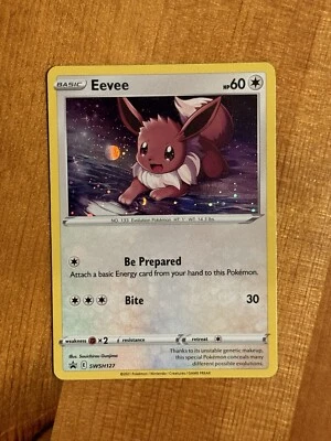 Eevee SWSH127, NM, Holo, Sword & Shield Promo, Eeveelution, Pokémon TCG Cards - Image 1 of 2