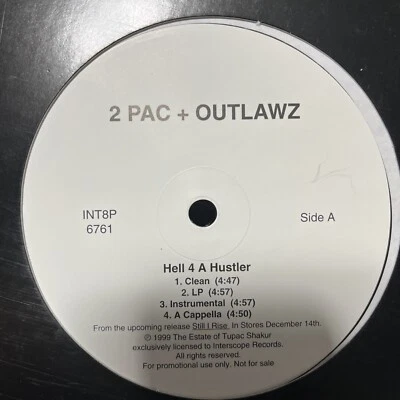 2 Pac + Outlawz - Hell 4 A Hustler / Homeboyz 12” Vinyl Record Brand New Still I - Image 1 of 3
