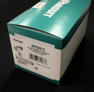Fiche modulaire Panduit SP628-C catégorie 6 pour câble petit diamètre 100 pièces - Photo 1/2