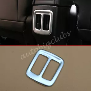 For Jeep Compass 2017-2021 Matte Chrome Armrest Rear AC Vent Cover Trims Parts - Picture 1 of 6