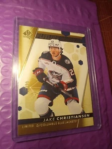 /99 2022-23 SP Authentic Hockey Future Watch Gold #160 Jake Christiansen 80/99 - Bild 1 von 3