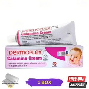 1 X Dermoplex Calamine Cream 25g Soothes Relieve Nappy Rash Prickly Irritation - Picture 1 of 6