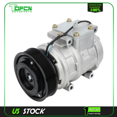 AC A/C Compressor W/Clutch For 1999-2002 Land Rover Discovery Range Rover 4.0L - Image 1 of 4