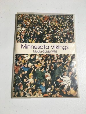 Minnesota Vikings 1975 Media Guide - Image 1 of 2